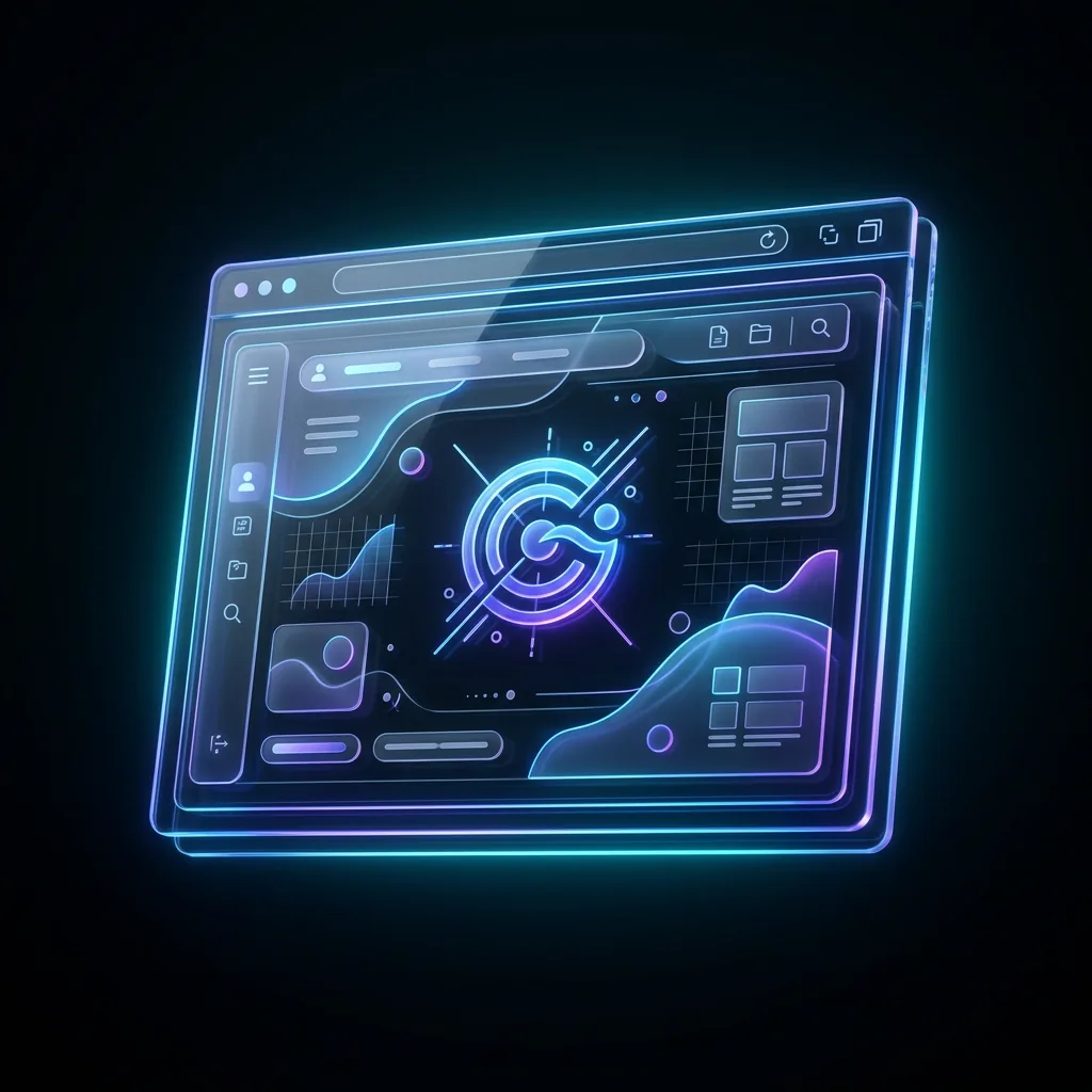 Custom web design concept